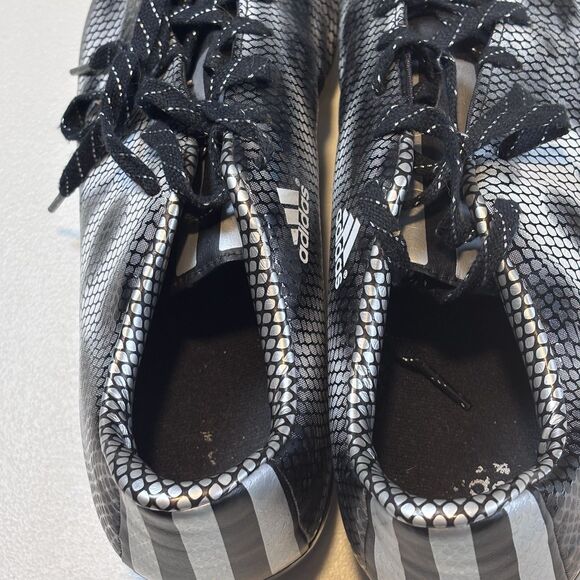 Adidas F10 Black Snake Print Soccer Shoes Mens 11 US Style B34860 2014 Soccer - Picture 5 of 8